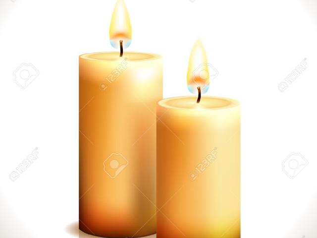 640x480 Melting Candle Clipart Drawing - Melting Candle Drawing
