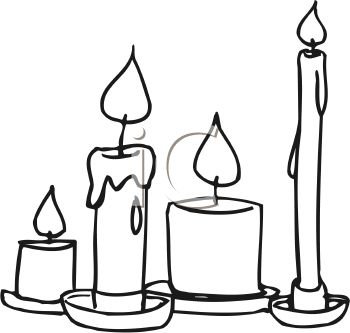 350x333 Melting Candle Clipart Simple Candle - Melting Candle Drawing