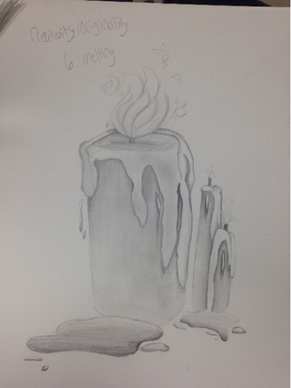 320x426 Wax Drawings On Paigeeworld Pictures Of Wax - Melting Candle Drawing