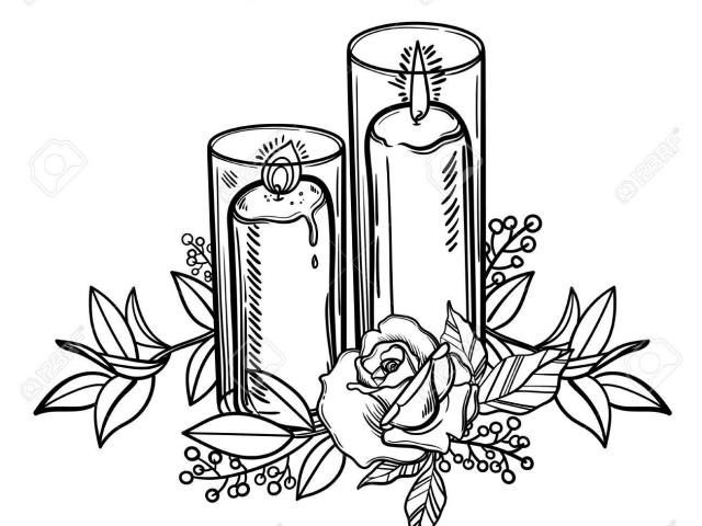 640x480 Free Melting Candle Clipart, Download Free Clip Art - Melting Candle Drawing