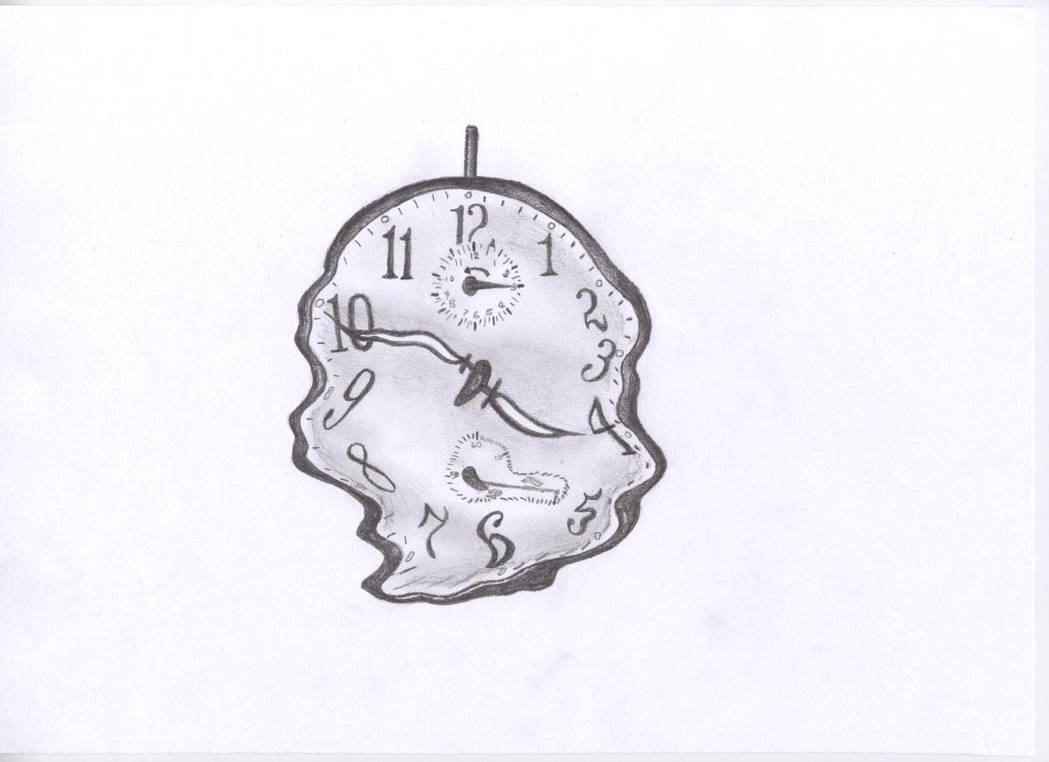 Melting Clock Drawing at Explore collection of