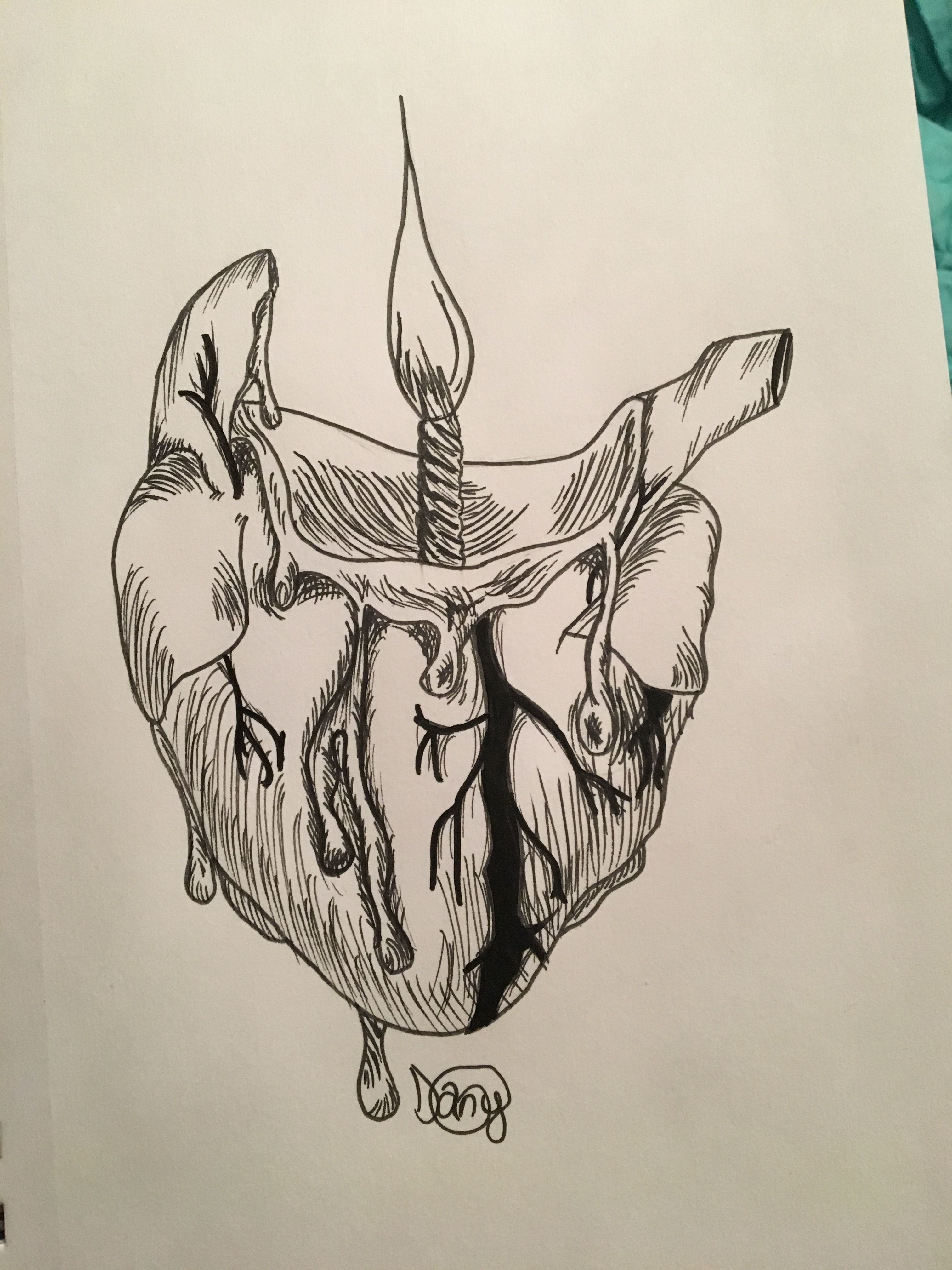 3024x4032 So I Decided To Do The Melting Heart I Couldn't Wait To Draw - Melting Drawing