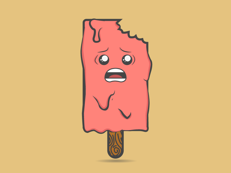 800x600 Terrified Melting Ice Cream Guy - Melting Ice Cream Drawing