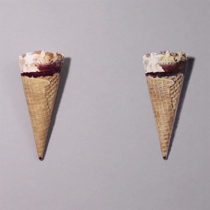 720x720 Artist Creates Illusions With His Realistic Drawings Of Objects - Melting Ice Cream Drawing