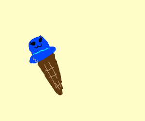 300x250 Cute Melting Ice Cream Drawing - Melting Ice Cream Drawing