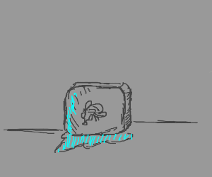 300x250 A Fly In A Melting Ice Cube - Melting Ice Cube Drawing