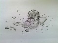 236x177 Something In A Melting Ice Cube Drawing - Melting Ice Cube Drawing
