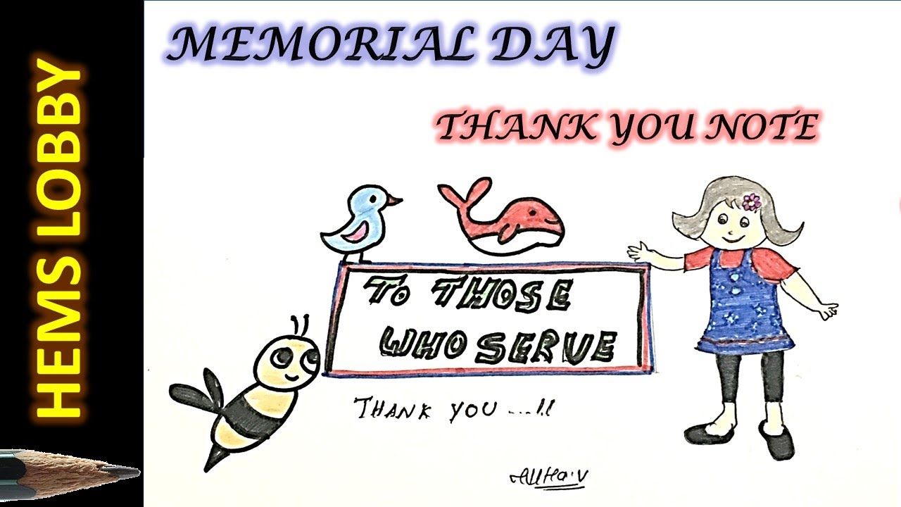 1280x720 memorial day drawing - Memorial Day Drawings