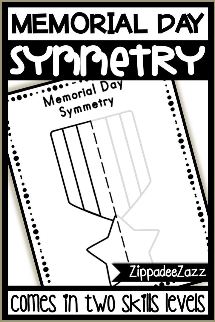 720x1080 memorial day symmetry drawing activity for art and math tpt math - Memorial Day Drawings