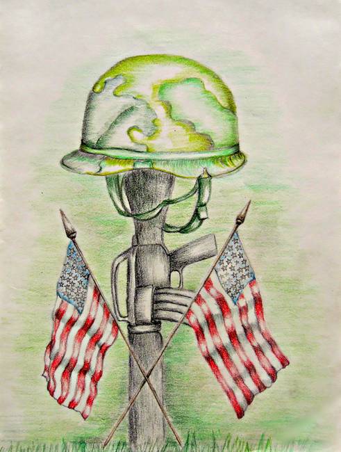 491x650 memorial day - Memorial Day Drawings