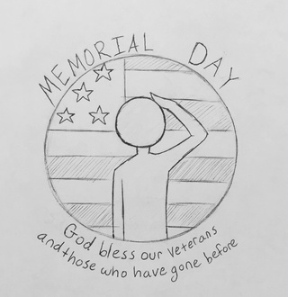 320x330 Memorialday Drawings On Paigeeworld Pictures Of Memorialday - Memorial Day Drawings