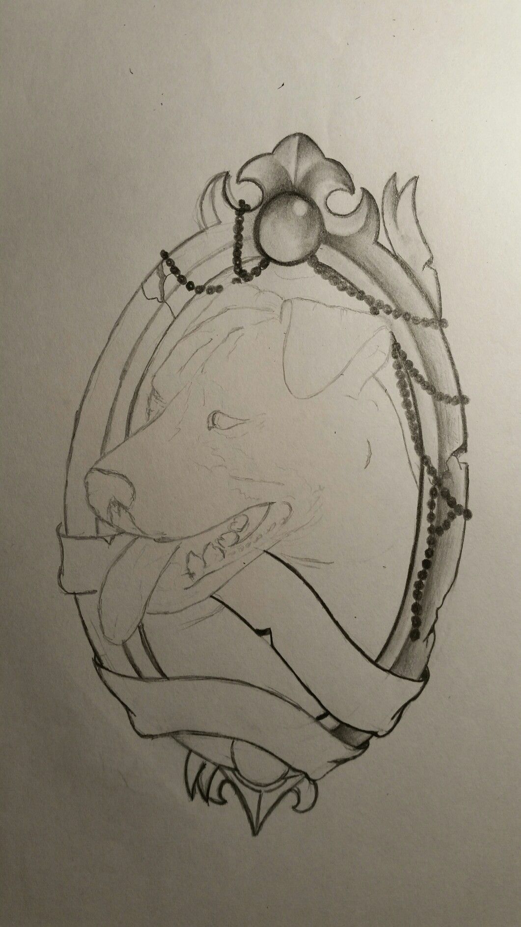 1061x1886 drawing dog memories - Memorial Drawings