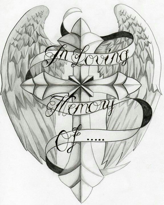 576x720 In Loving Memory Tattoo Idea Tattoo Designs Ideas Tattoos - Memorial Drawings