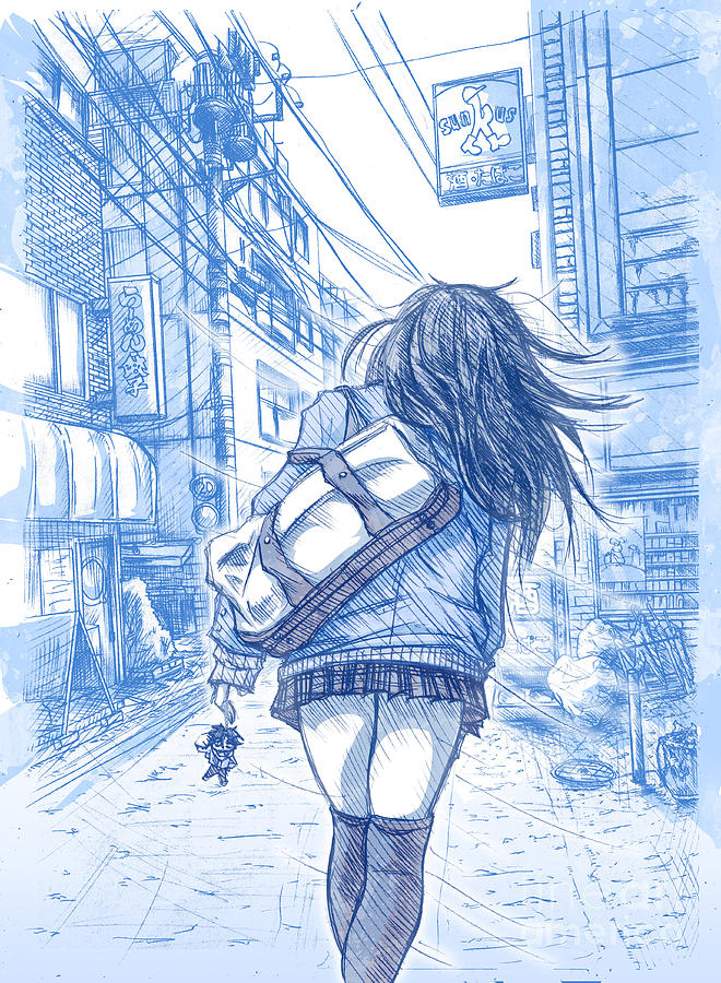 660x900 memory lane ii drawing - Memory Drawing