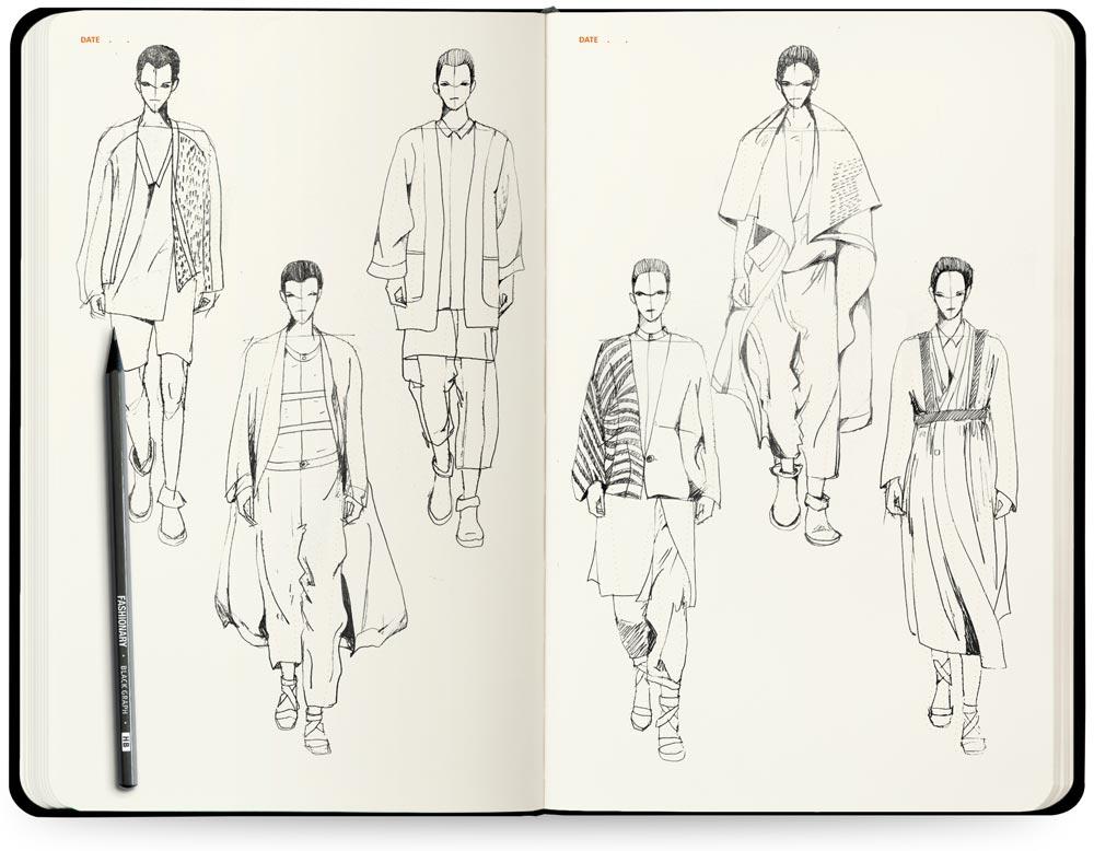 1000x778 Fashionary Mens - Mens Fashion Drawings