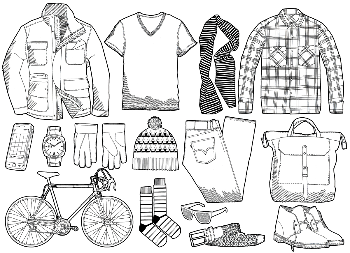 1200x869 mens clothing grid drawings - Mens Fashion Drawings