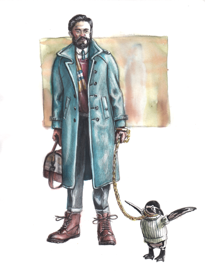 688x917 milan men's fashion illustration weekly sunflowerman - Mens Fashion Drawings