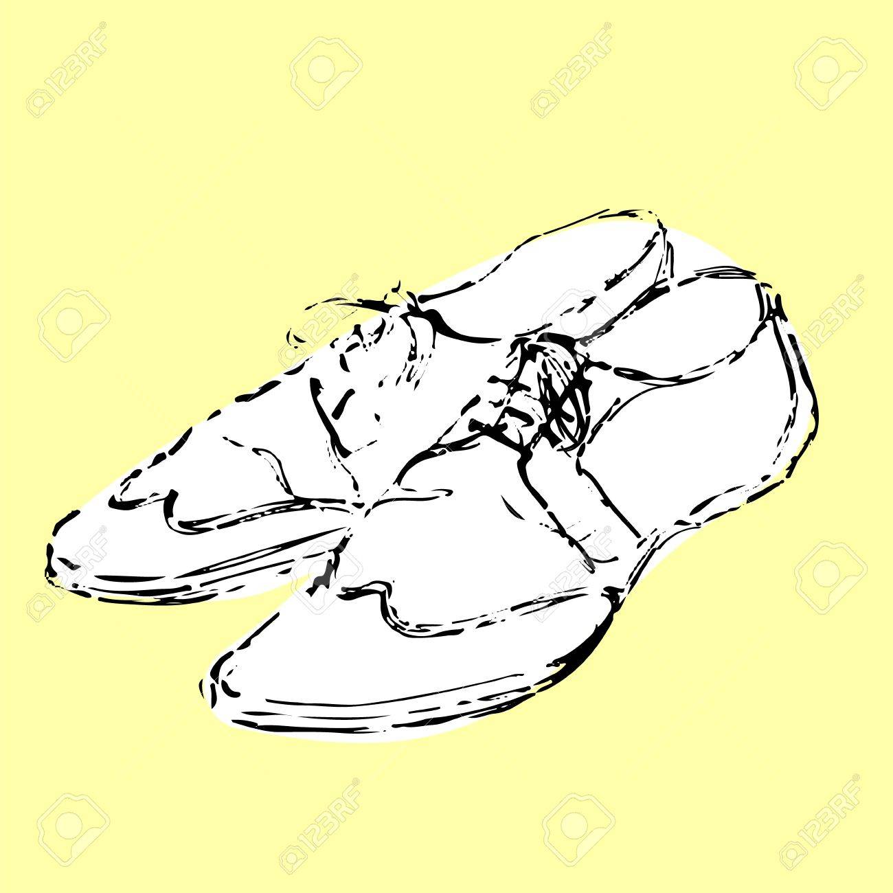 1300x1300 men shoes clipart fancy shoe - Mens Shoes Drawing