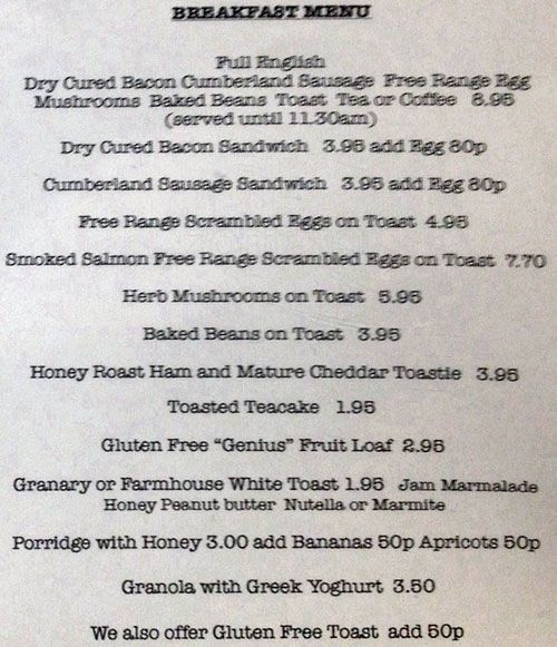 500x581 the drawing room at locksbottom menu - Menu Drawing