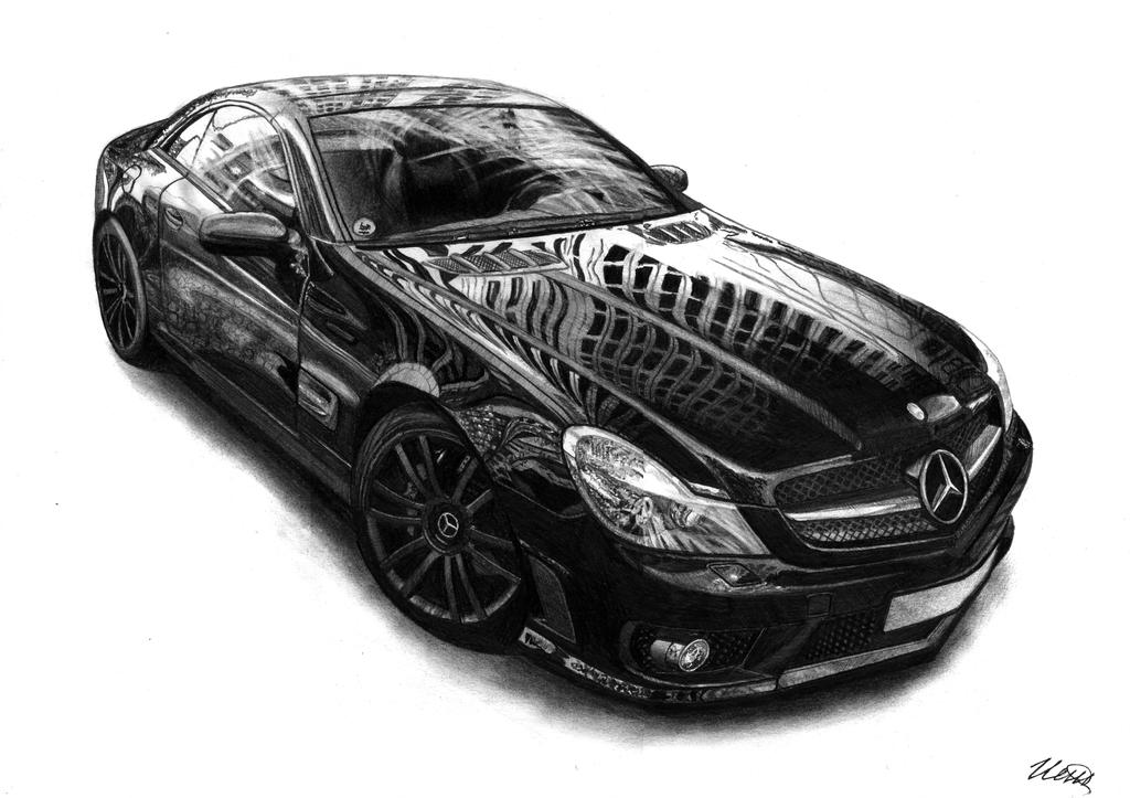 Mercedes Benz Drawing at PaintingValley.com | Explore collection of ...