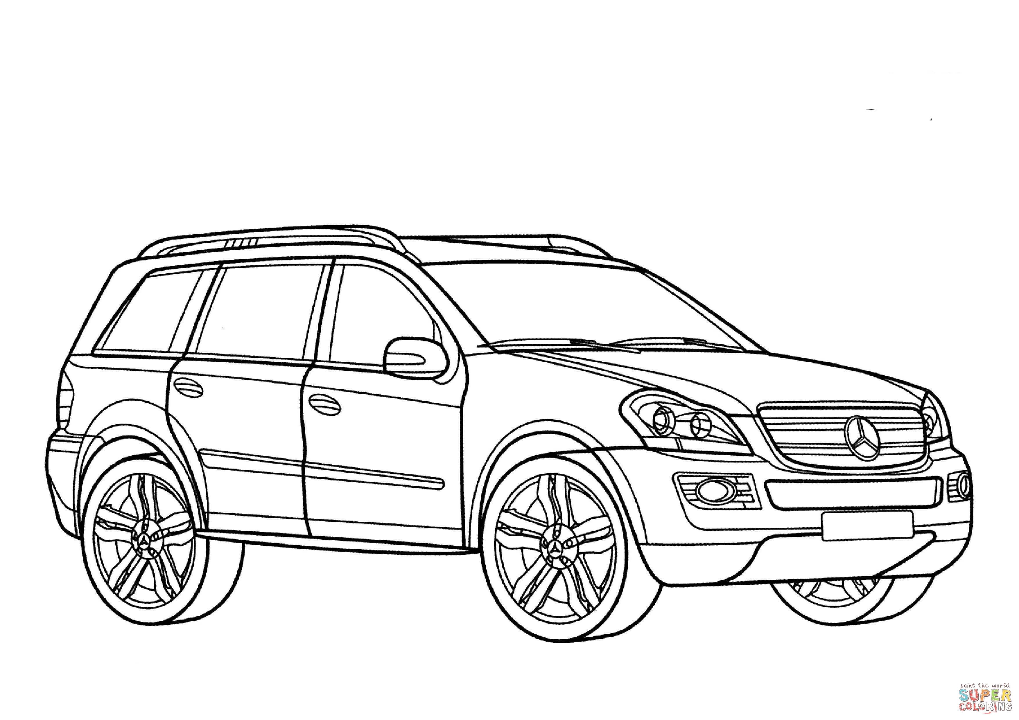 3508x2480 mercedes benz gl class drawing ride a cart in mercedes - Mercedes Benz Drawing