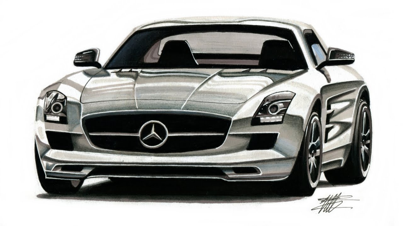 Mercedes Benz Drawing at Explore collection of