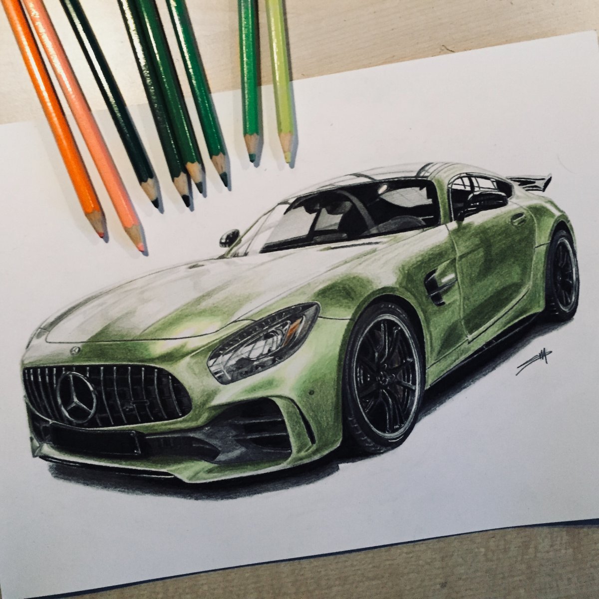 1200x1200 mercedes benz amg gtr - Mercedes Drawing