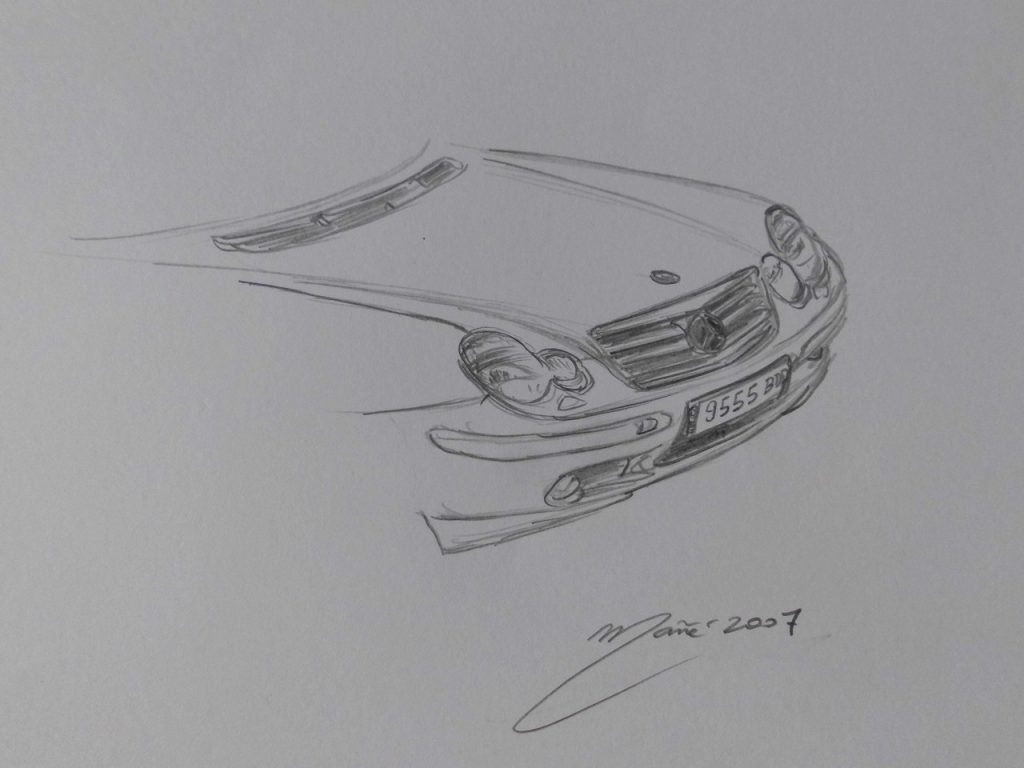 1024x768 mercedes benz c class sport coupe - Mercedes Drawing