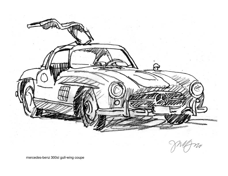 792x612 mercedes benz sl - Mercedes Drawing