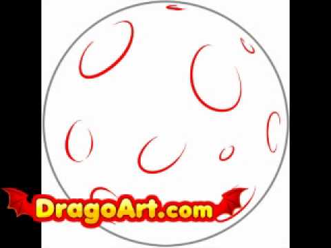 480x360 How To Draw A Planet, Step - Mercury Drawing