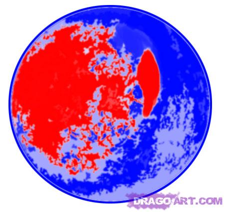 451x425 How To Draw Mercury, Step - Mercury Planet Drawing