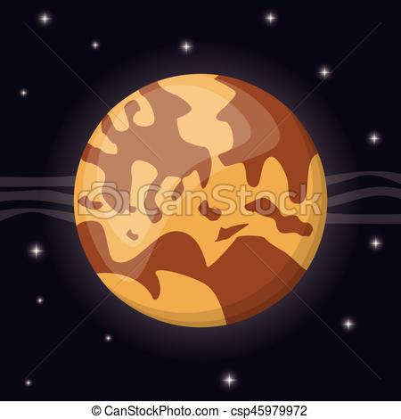 450x470 mercury planet solar system space vector illustration - Mercury Planet Drawing