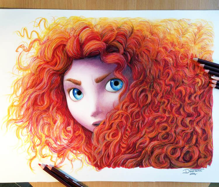 750x640 merida from brave - Merida Drawing