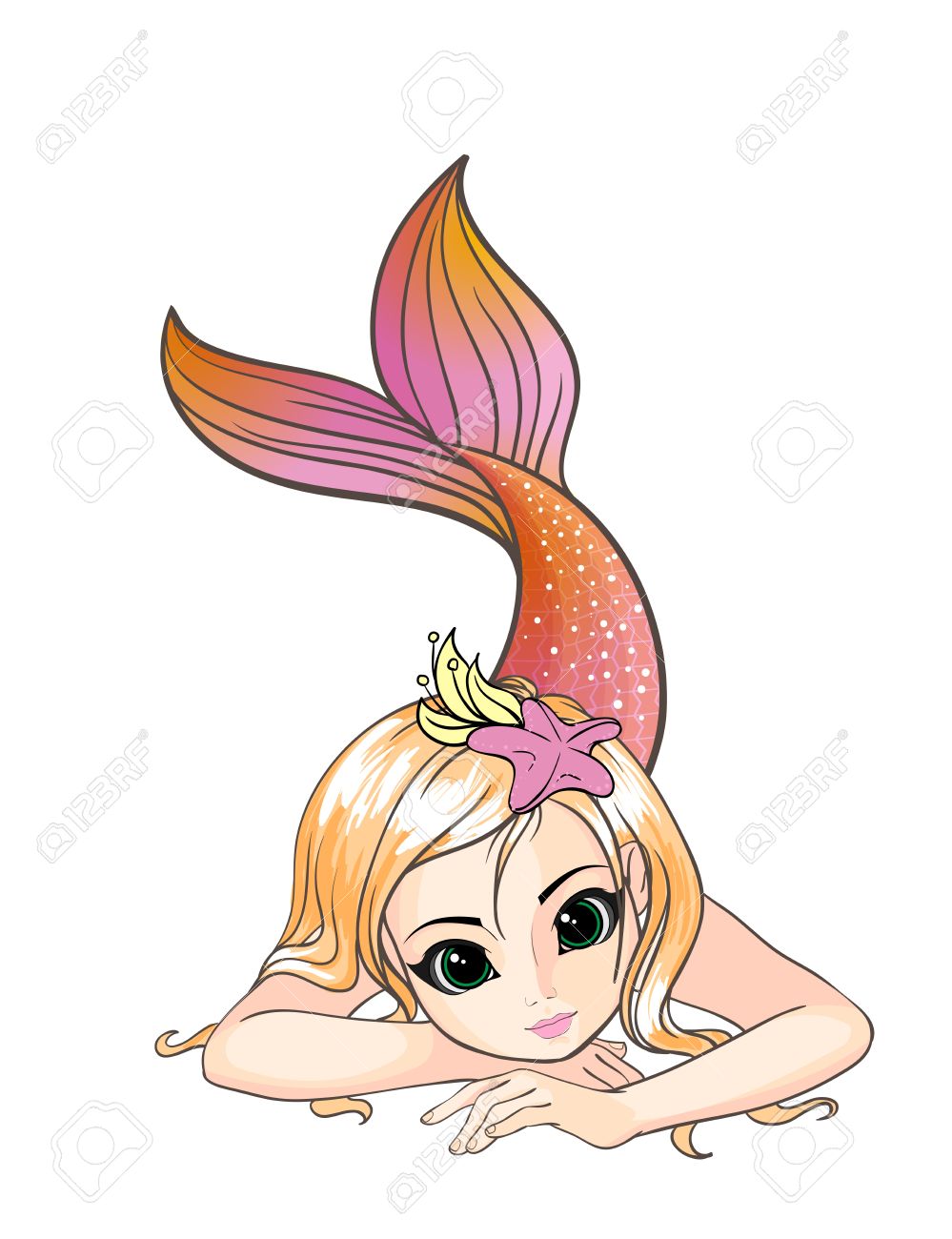 999x1300 perfect images of cartoon mermaids mermaid drawing at getdrawings - Mermaid Cartoon Drawing