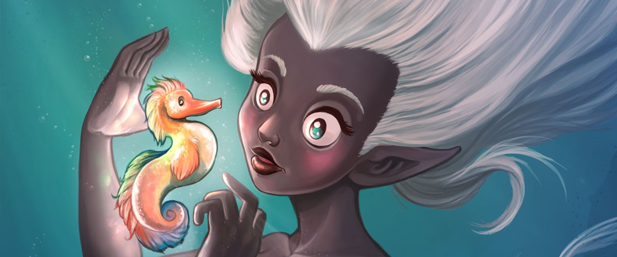 1200x500 How To Draw A Mermaid Create - Mermaid Drawing