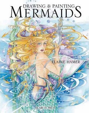 306x390 Drawing Painting Mermaids Elaine Hamer - Mermaid Drawing Book