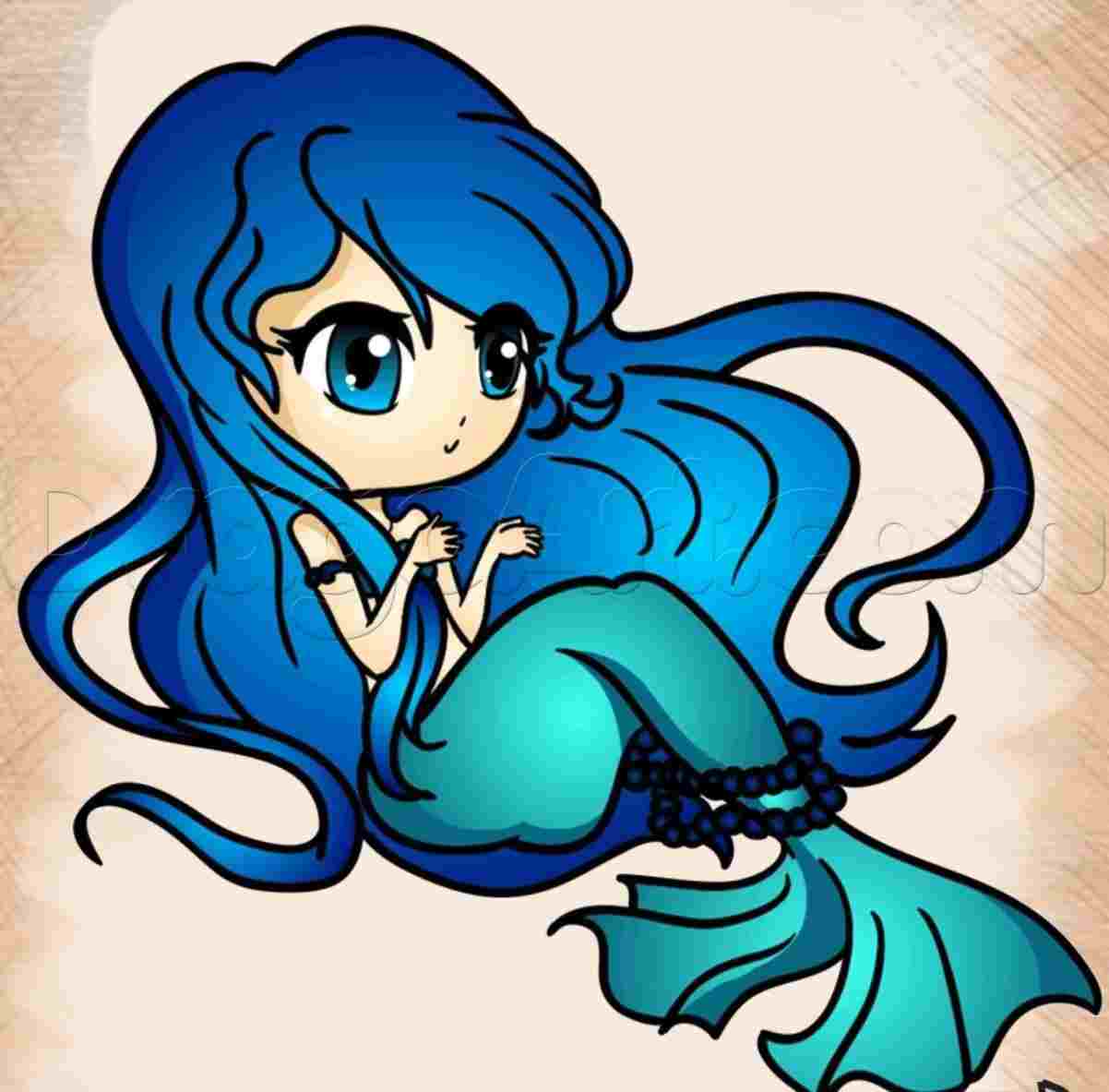 Mermaid Drawing Easy At Explore Collection Of