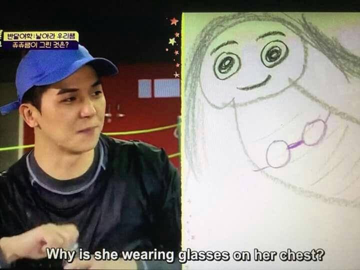 720x540 jinwoo drew little mermaid in their guess the drawing game mino - Mermaid Drawing Games