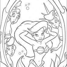 220x220 little mermaid coloring pages, free online games, drawing - Mermaid Drawing Games