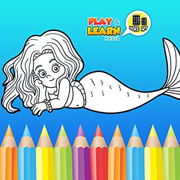 355x355 mermaid coloring games - Mermaid Drawing Games