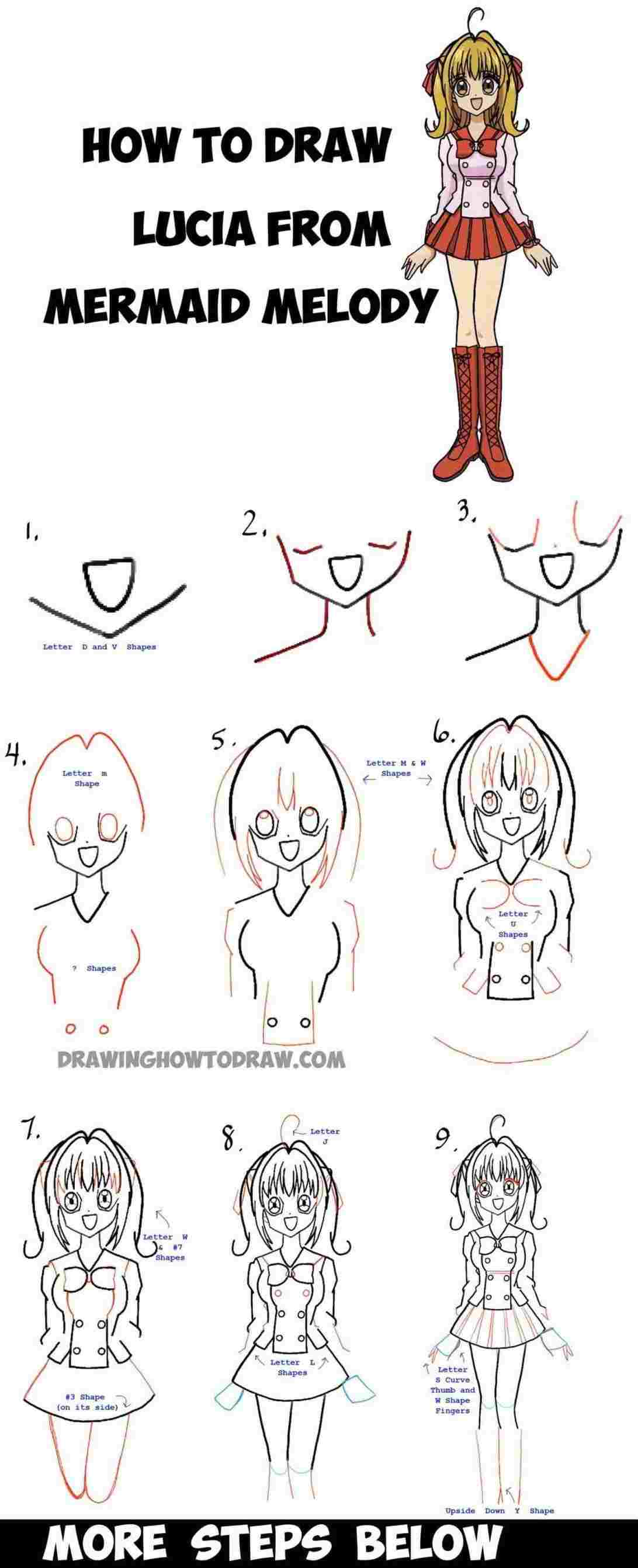 1092x2684 Mermaid Drawing Easy - Mermaid Drawing Images