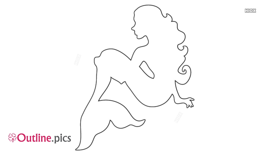 934x534 mermaid outline drawing outline pics - Mermaid Drawing Outline