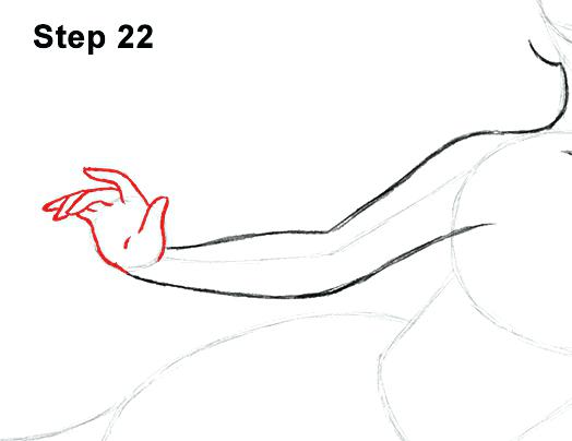 524x404 how to draw mermaid draw little mermaid body realistic mermaid - Mermaid Drawing Step By Step