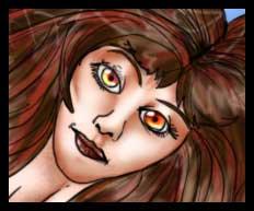 232x193 How To Draw A Mermaid Face, Step - Mermaid Face Drawing