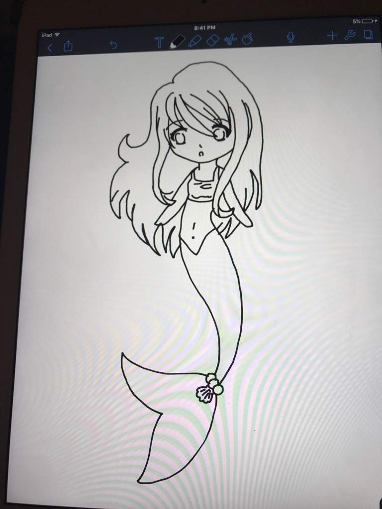 768x1024 Mermaid Girl Amino - Mermaid Girl Drawing