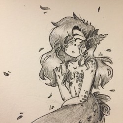 250x250 Mermaid Drawing Tumblr - Mermaid Girl Drawing