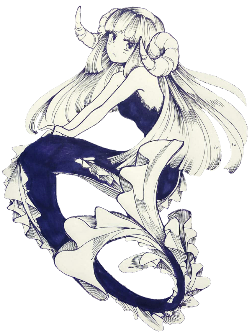 854x1132 Mermaid Mermaidgirl Girl Anime Art Drawing Blackandwhit - Mermaid Girl Drawing