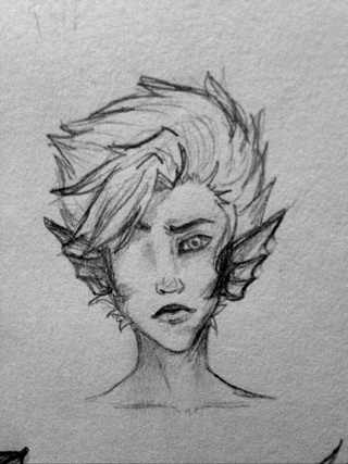 320x427 I'm No Good - Mermaid Hair Drawing