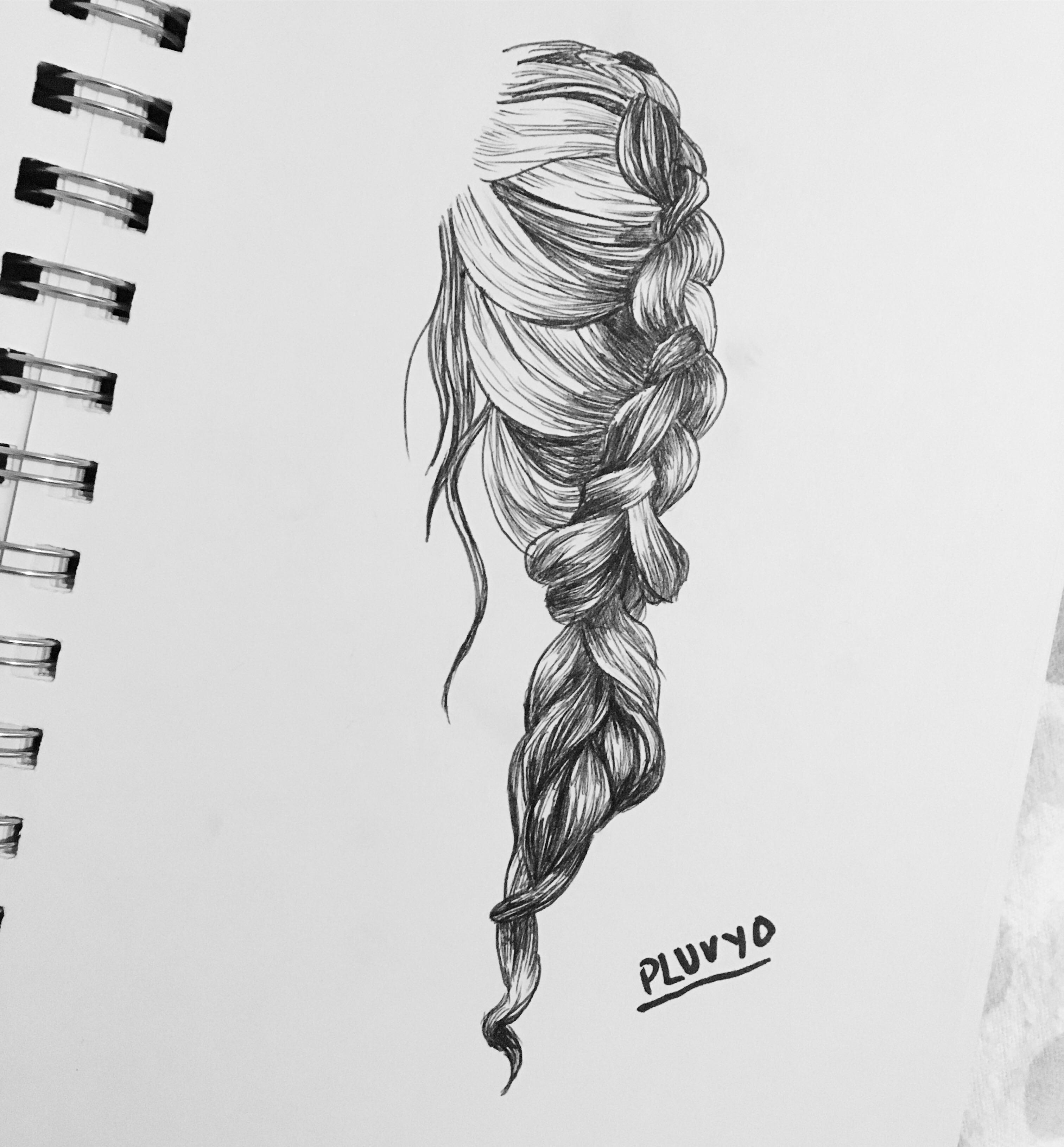 Mermaid Hair Drawing at Explore collection of