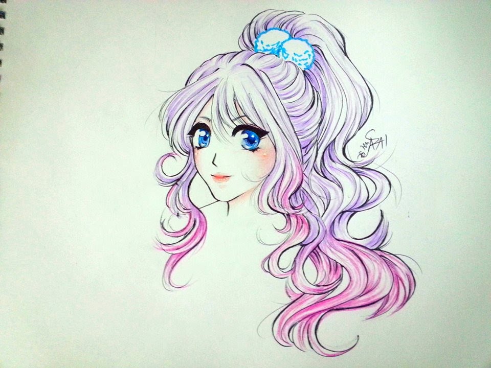 Mermaid Hair Drawing at Explore collection of